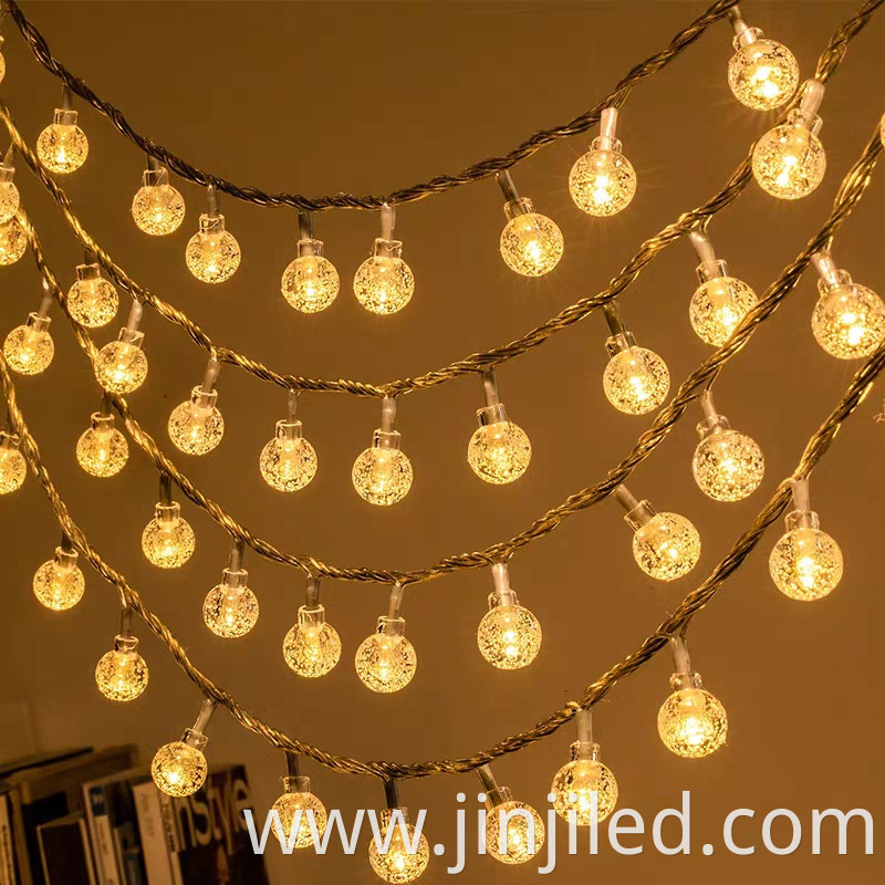 LED Running Bulb String Lights